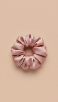 Scrunchie de seda Rose Pop