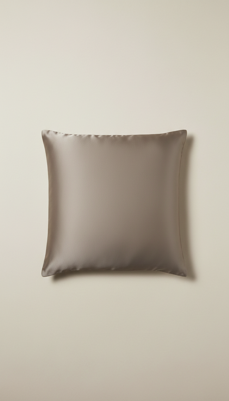 Funda de almohada de seda con elástico